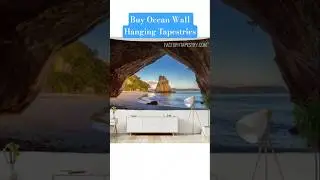 Factorytapestry.com I Buy Ocean Wall Hanging Tapestries I DIY I Wall Art #viral #shorts #shortsvideo