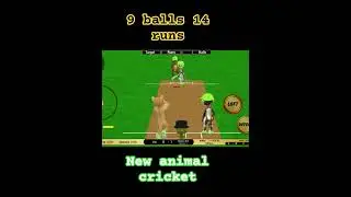 new animal cricket. chase the target #target #cricketgame #fun #entertainment