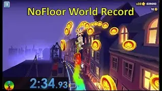 Subway Surfers No Floor 2:35 - World Record