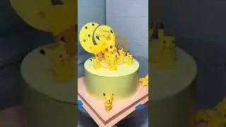 Cute Pikachu Cake For Kids  #Shorts