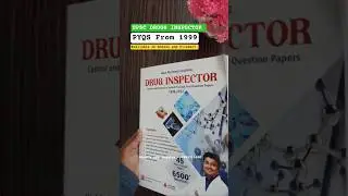 UPSC Drugs inspector 2025 | Drugs inspector medical devices Drugs inspector notes pv thorat