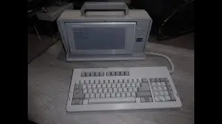 1985 Sharp PC-7000 portable MS Dos 6.22 San Disk Image Mate Parallel Port Compact Flash HDD