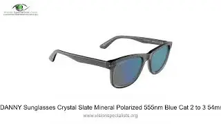 Serengeti DANNY Sunglasses Crystal Slate Mineral Polarized 555nm Blue Cat 2 to 3 54mm   0 0 7 3