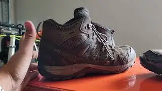 Ozark Trail Hiking Boot vs Merrell Hiking boot (Surveying)