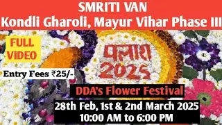 पलाश 2025 - DDA's Flower Festival | PALAASH 2025 | SMRITI VAN | Full Tour | Delhi Tourism