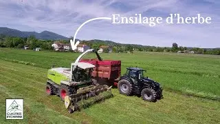 FAUCHAGE ET ENSILAGE D’HERBE 2023 avec une JAGUAR 850 / DEUTZ FAHR warrior / FENDT 313 one / CLAAS