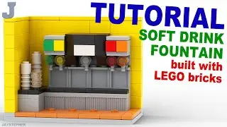 Ho To Make A Soft Drink Fountain LEGO Tutorial