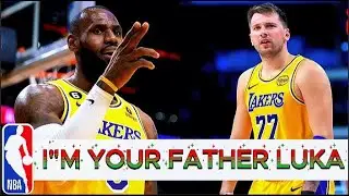 LeBron Claims He's STILL Better Than Luka &mdash; &ldquo;Luka Is My Son!&rdquo;