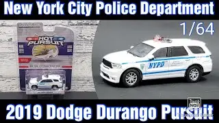 NYPD 2019 Dodge Durango Pursuit, GreenLight Hot Pursuit Series 40 1/64 Die-cast Review