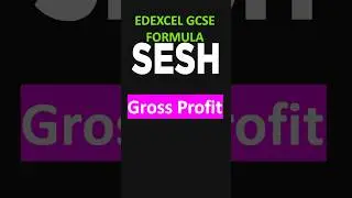 Gross Profit (Paper 2 Formula) - Edexcel GCSE Business Formula #shorts