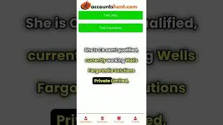 Kiran, Hyderabad based Semi qualified CA Is actively looking for job