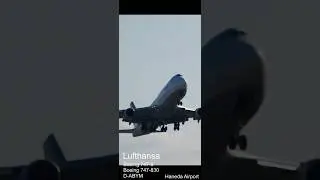 B747 A359 羽田空港 離陸 車輪格納の瞬間 ボーイング747 エアバス A350-900 ジャンボジェット/Haneda Airport Plane Spotting #shorts