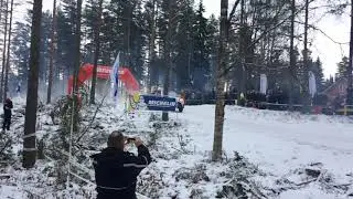 Latvala jump Colins crest, (second jump)rally Sweden