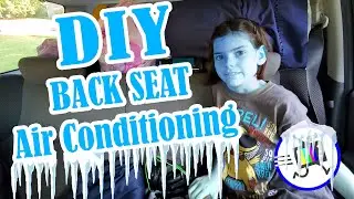DIY - How to add heat OR air conditioning to your car back seat for $10