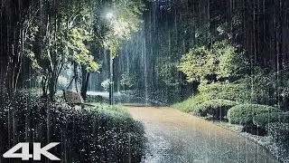 HOWLING THUNDER & HEAVY RAIN, звуки белого шума дождя для медитации и бессонницы