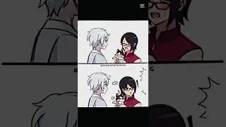 Cute Sarada and Mitsuki #cute #boruto #sarada #mitsuki #animeedit