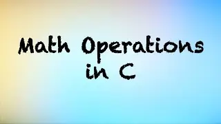 Basic Maths in C