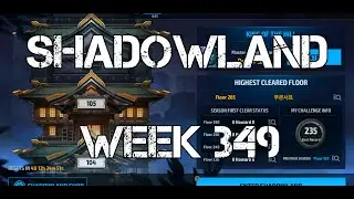 CLEARING SHADOWLAND WITH ALL UNIFORMS & CHARACTERS WEEK 349 MARVEL FUTURE FIGHT