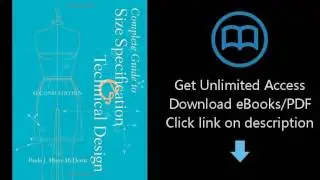 Download Complete Guide to Size Specification and Technical Design 2nd Edition [P.D.F]