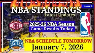 NBA Standings Today &ndash; January 6, 2026 | Full Game Results & NBA Schedule (January 7, 2026)