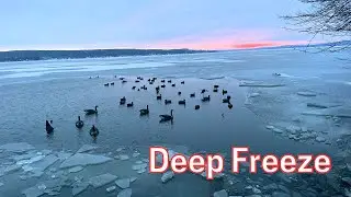 Duck Hunting The Deep Freeze! || Breaking Ice