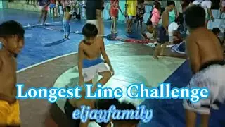 🇵🇭 Ang Saya ng Fiesta sa Barrio | Longest Line Challenge Kids Edition | Labut Norte | eljayfamily
