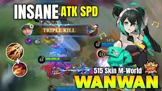 WANWAN BEST BUILD AND GAMEPLAY 2022 ~ WANWAN TOP GLOBAL GAMEPLAY 2022 ~ MOBILE LEGENDS