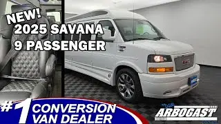 NEW 2025 GMC Conversion Van Explorer Limited SE 9 Passenger C18350 | Dave Arbogast Conversion Vans