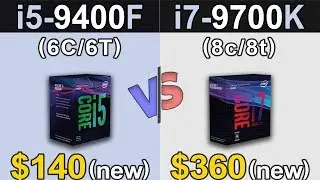 i5-9400F против i7-9700K | Тесты производительности 1080p и 1440p