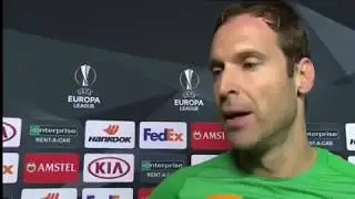 Petr Cech Interview Arsenal vs Sporting 0-0 8-11-2018