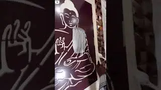 😍🥰Buddha wall😘 painting structure🥳🤡#shorts