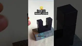Nether Portal with MAGNETIC Minecraft BLOCKS