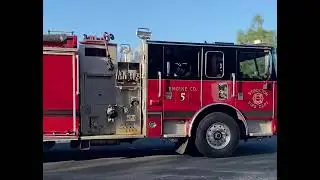 Stockton fire engine 5 responding 