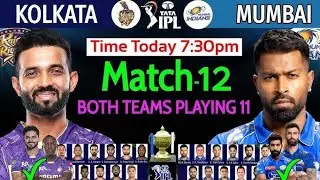 MI vs KKR Dream Team Prediction|MUM vs KOL Dream Team|Mumbai vs Kolkata IPL 2025 12TH T20 Match