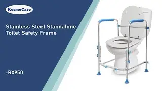KosmoCare Stainless Steel Toilet Safety Frame with Armrest - Features (RX950)