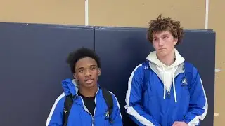 E.C. Glass' Malachi Spinner and Gavin Arthur discuss the Hilltoppers' comeback win over LCA