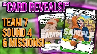 НОВЫЕ КАРТЫ ДЛЯ КАРТОЧНОЙ ИГРЫ НАРУТО! — Team 7, The Sound 4 и другие!