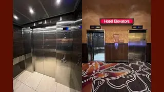 Усовершенствованные (модификация Отиса) лифты в башне Durango Tower на станции Santa Fe в Лас-Вег...