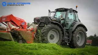 Melkveebedrijf Logtenberg Heino | *NEW* Deutz Warrior 7250 | Mowing grass | Kuhn mowers | NL