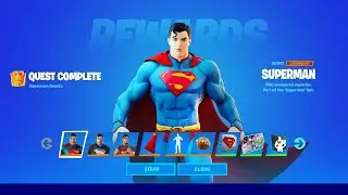 How to unlock the SUPERMAN skin in Fortnite !!!!!