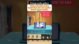 AHUJA Tube Mono Amplifier For Sale model TM-50 #retro #cassettedeck #hifiamplifier #cosmic #vintage