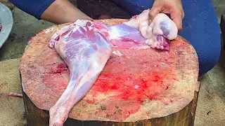 Excellent Pomfret Fastest Giant Mutton Sholder Cutting And Chopping