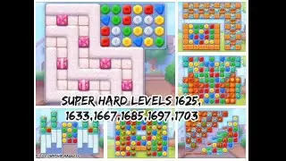 TOWNSHIP!! Super hard levels 1625, 1633,1667,1685,1697,1703 #Tips and Tricks