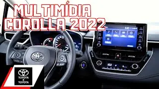 COROLLA 2022 | DETALHES DA CENTRAL MULTIMÍDIA DO NOVO TOYOTA COROLLA CROSS E COROLLA SEDAN