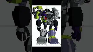 Transformers Animated Style Constructicons by Eric Siebenaler #transformers #conceptart