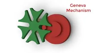 Geneva Mechanism Design and Animation in NX Unigraphics || C for CAD ||