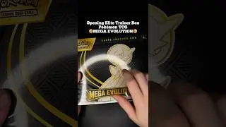 Opening Pok&eacute;mon TCG Mega Evolution ETB 😍#pokemontcg #megaevolution #opening