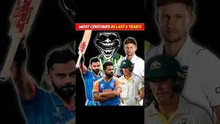 Most Centuries in Last 5 Year's By Batsman 😱