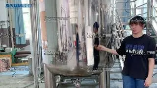 HOW TO USE #sipuxin 3 Ton Uera Blending tank with level sensor