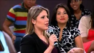 Janaina Depiné no programa Encontro com Fátima Bernardes